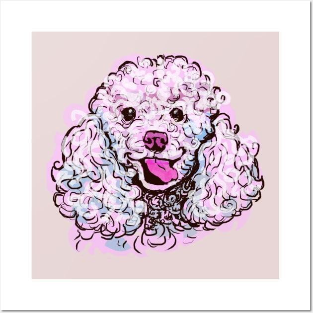 The Poodle Love of My Life Wall Art by lalanny